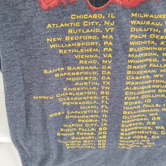 Rock of Ages 2012-2013 TOUR Gray T-SHIRT - Picture 2 of 14